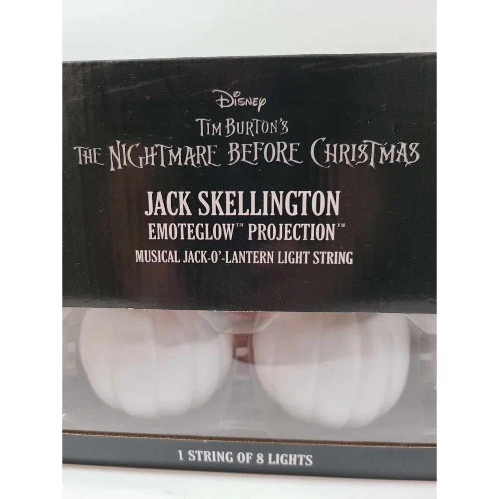 Nightmare Before Christmas Jack Skellington Halloween EMOTEGLOW Lightshow Music